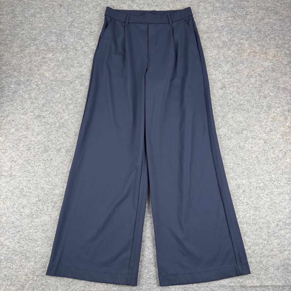 Halara Halo Tek Air Pants Polyester Stretch Blue Womens Small Petite PS